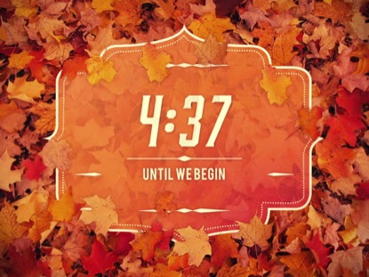 AUTUMN FOLIAGE COUNTDOWN