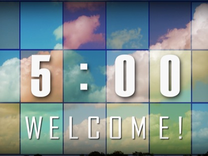 CLOUDS AND COLOR SQUARES COUNTDOWN