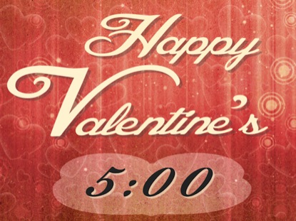 VALENTINE'S DAY COUNTDOWN 5