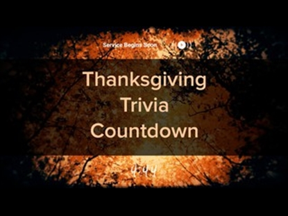 AUTUMN FIRE TRIVIA COUNTDOWN