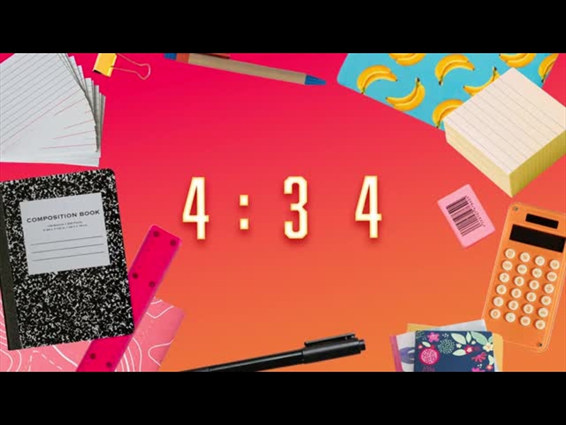 BACK TO SCHOOL COLLAGE COUNTDOWN