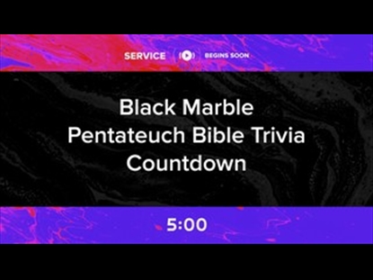 BLACK MARBLE TRIVIA COUNTDOWN