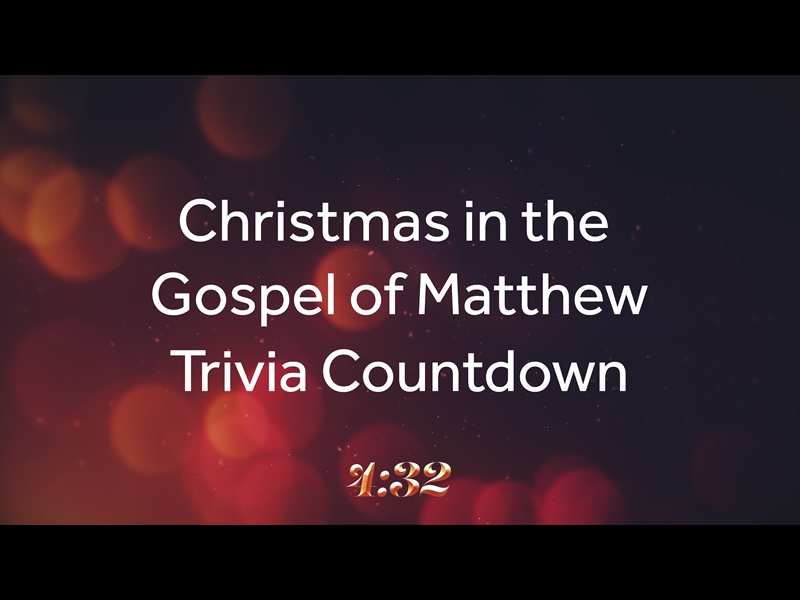 CHRISTMAS FLOURISH TRIVIA COUNTDOWN