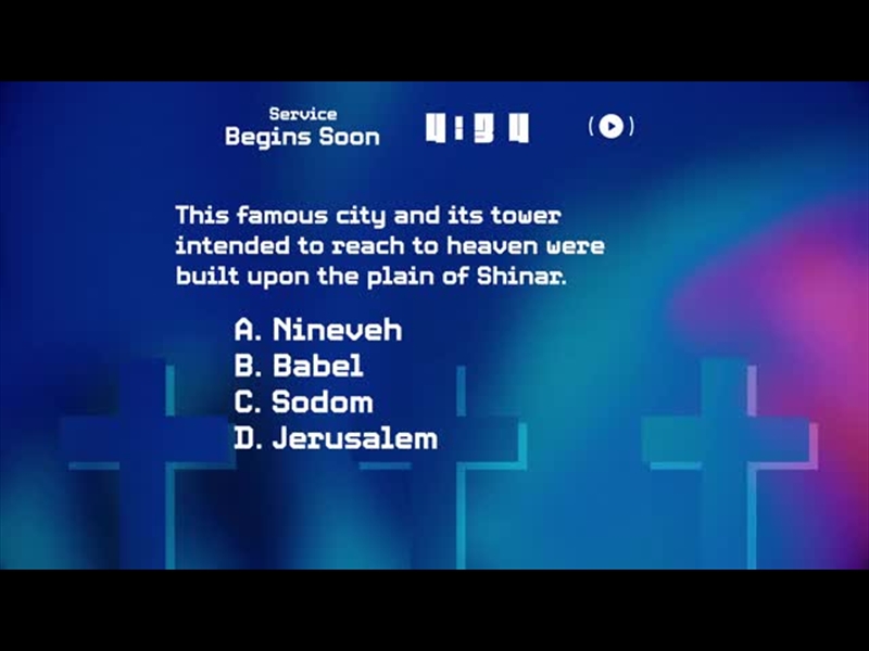 COLOR CROSS TRIVIA COUNTDOWN