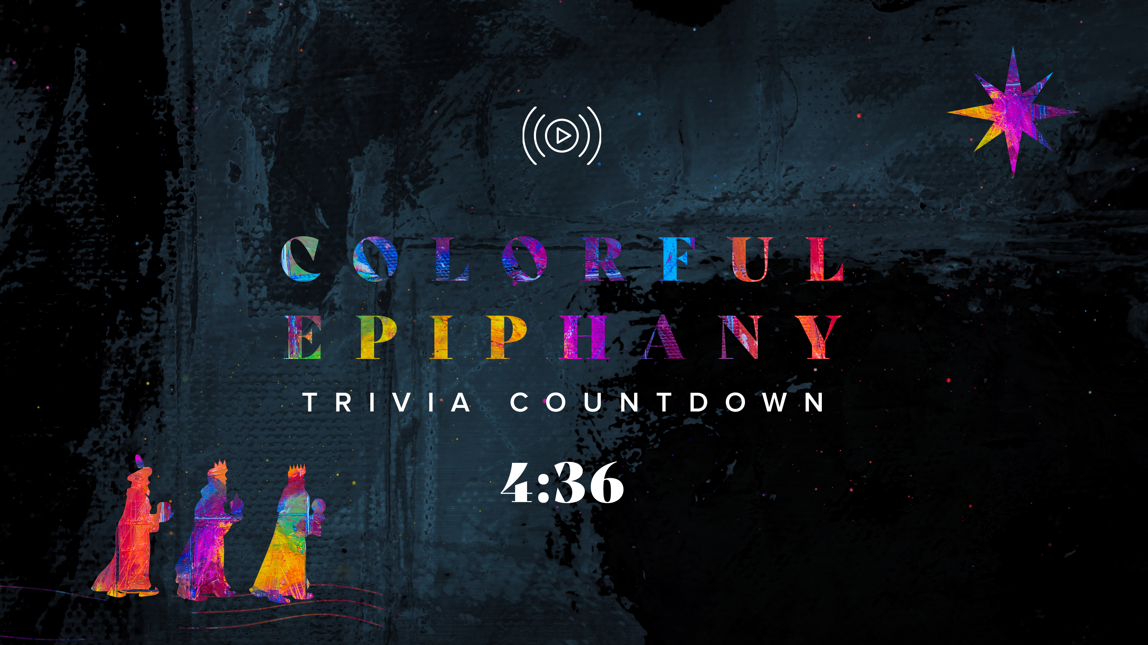 Colorful Epiphany Trivia Countdown | Shift Worship | Playback Media Store
