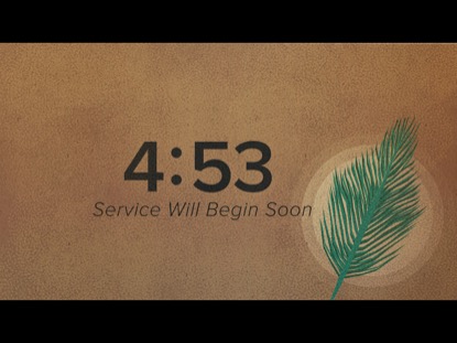 HOLY WEEK PALM COUNTDOWN
