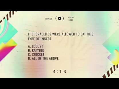 JESUS IS KING TRIVIA COUNTDOWN