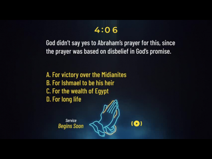 NEON PRAYER TRIVIA COUNTDOWN