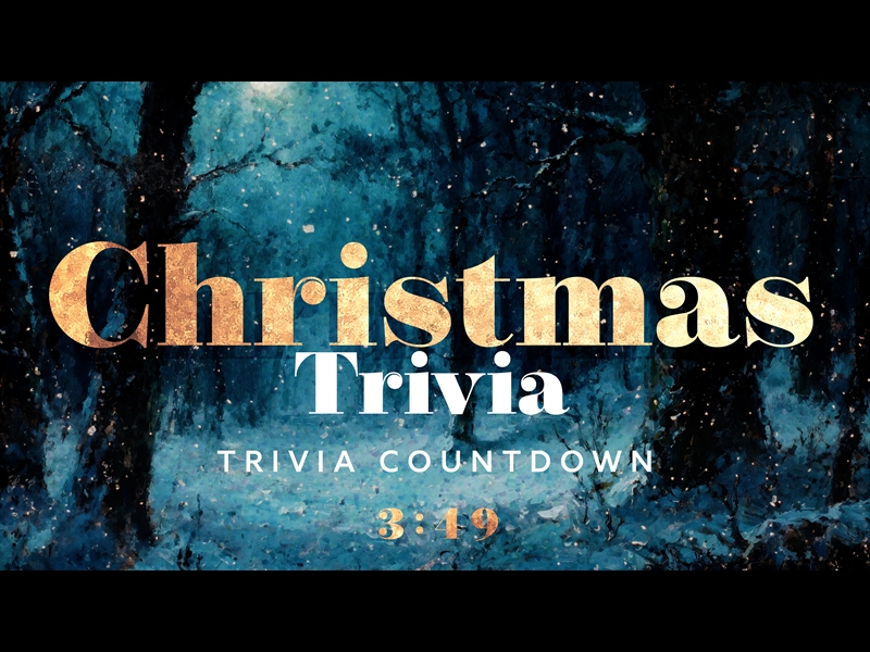 Christmas Trivia Countdown | Shift Worship | WorshipHouse Media