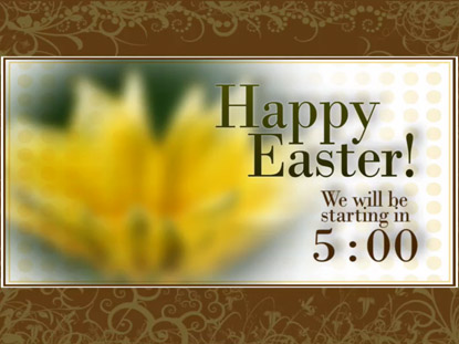 HAPPY EASTER COUNTDOWN