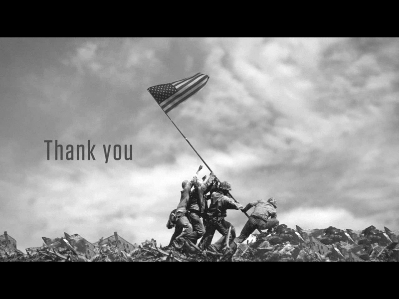 MEMORIAL DAY THANK YOU