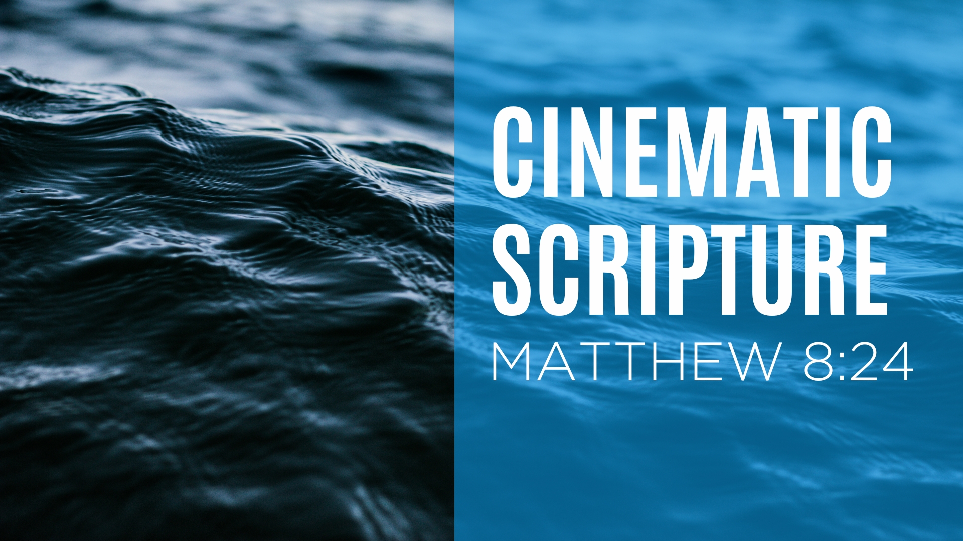Cinematic Scripture - Matthew 8:24 | Canyon Productions | WorshipHouse ...