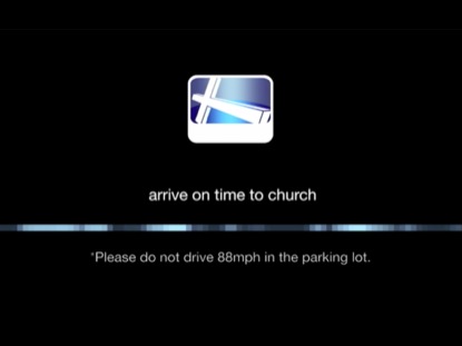 WHEN YOU DON'T... ARRIVE ON TIME TO CHURCH