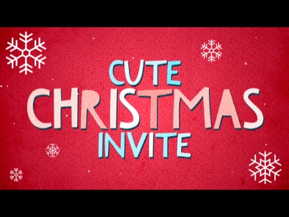 CUTE CHRISTMAS INVITE