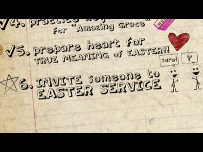 TO DO LIST (EASTER INVITE)