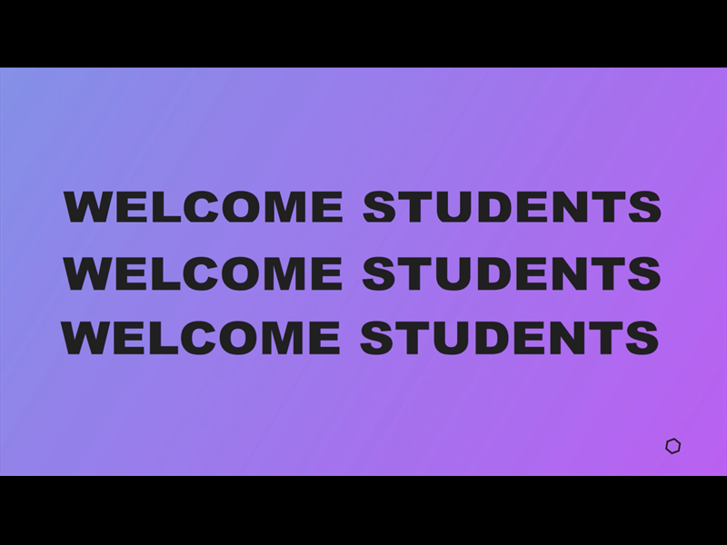 STUDENTS WORSHIP OPENER