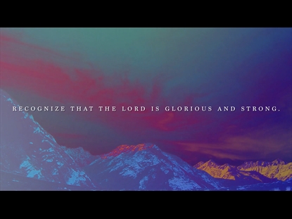 1ST CHRONICLES 16 WORSHIP OPENER