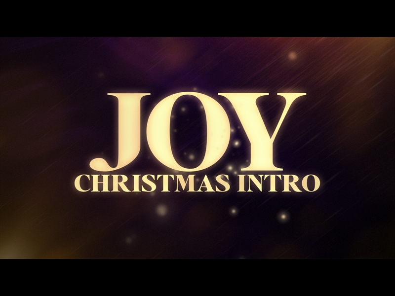 JOY (CHRISTMAS WORSHIP INTRO)