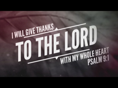 THANKSGIVING SCRIPTURE