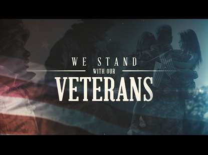 WE STAND WITH OUR VETERANS