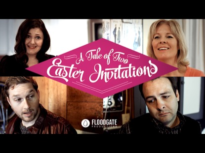 A TALE OF TWO EASTER INVITATIONS