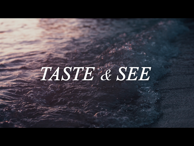 TASTE AND SEE