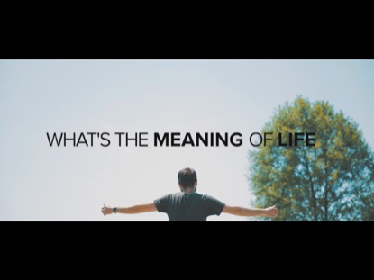 WHAT'S THE MEANING OF LIFE?