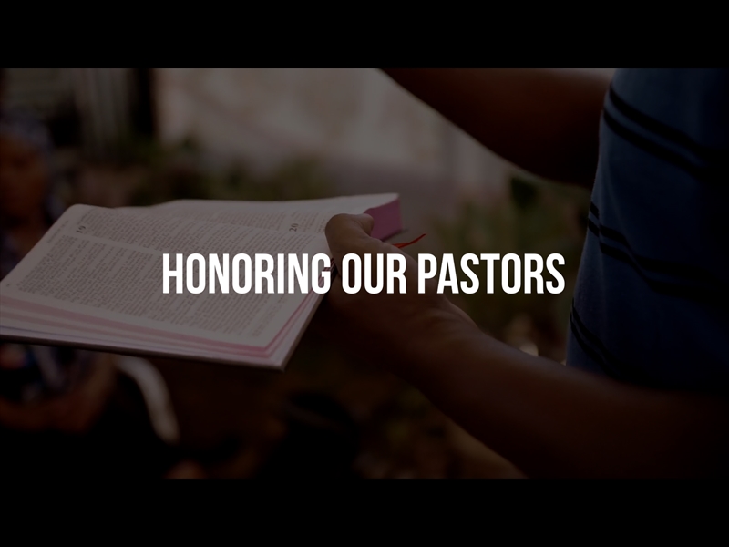 HONORING OUR PASTORS