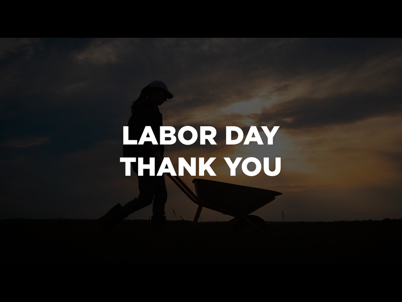LABOR DAY THANK YOU