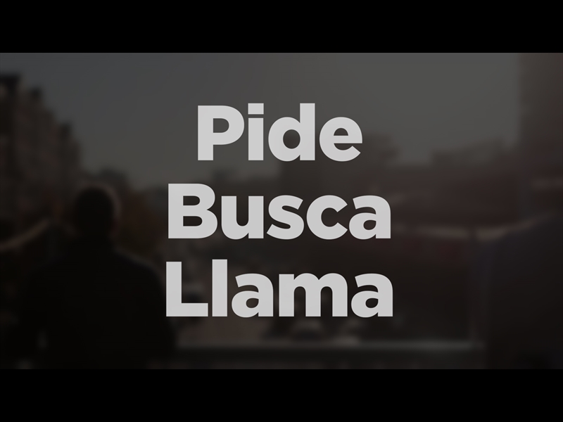 PIDE BUSCA LLAMA
