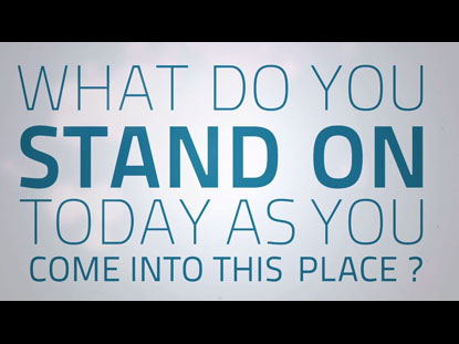 WHAT DO YOU STAND ON