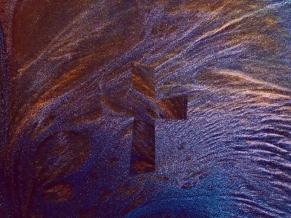 GLITTERVERSE EASTER CROSS