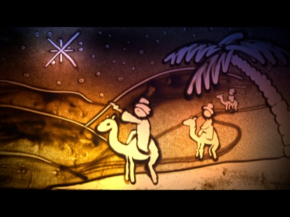 CHRISTMAS SAND DRAWING 5: MATTHEW 2:1-16