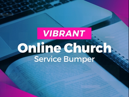 ONLINE CHURCH SERVICE BUMPER