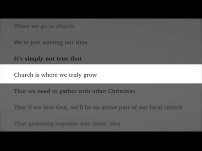 UPSIDE DOWN CHURCH ATTENDANCE