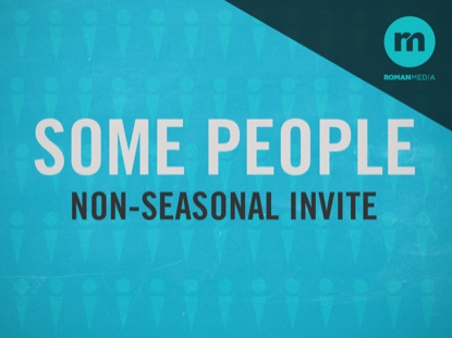SOME PEOPLE NON-SEASONAL INVITE
