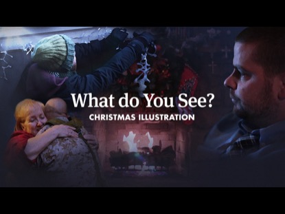 WHAT DO YOU SEE?  (CHRISTMAS ILLUSTRATION)