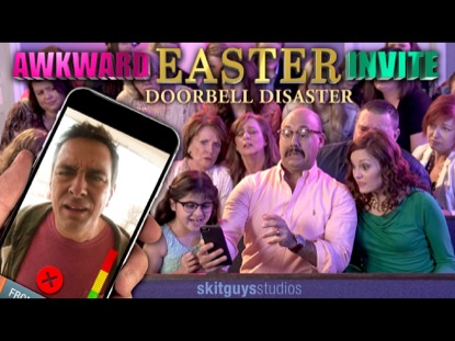 AWKWARD EASTER INVITE: DOORBELL DISASTER