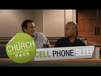 CHURCH ANNOUNCEMENT CELL PHONE SLEEP