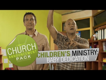 CHURCH ANNOUNCEMENT CHILDREN MINISTRY DEDICATION