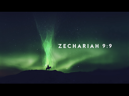 ZECHARIAH 9:9 (PALM SUNDAY)
