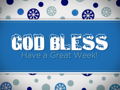 BLUE SNOWFLAKES CLOSING LOOP