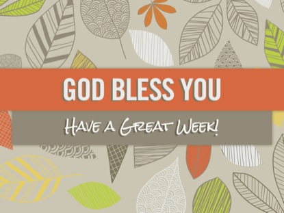 MODERN THANKSGIVING CLOSING