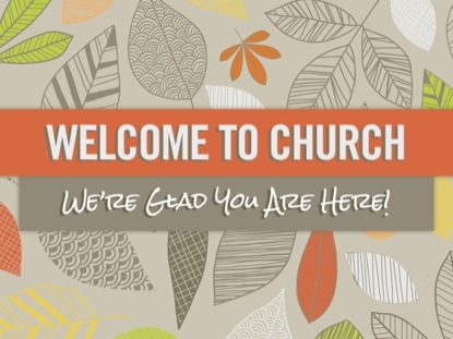 MODERN THANKSGIVING WELCOME