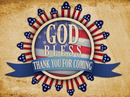 PATRIOTIC GOD BLESS