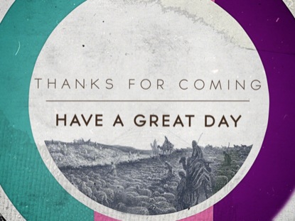 EASTER SHAPES AND ETCHINGS GOODBYE LOOP