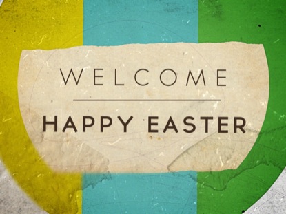 EASTER SHAPES AND ETCHINGS WELCOME LOOP