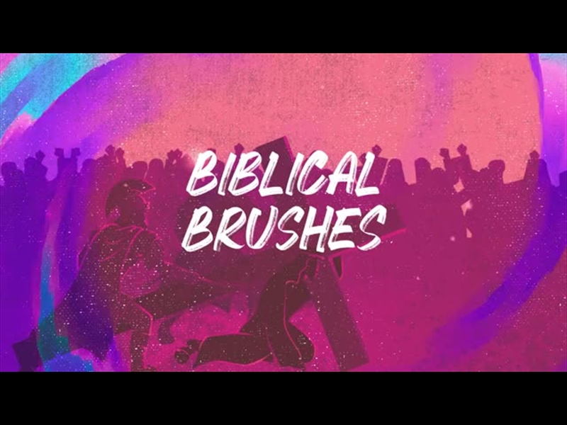 BIBLICAL BRUSHES: EASTER TITLE MOTION