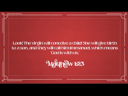 CHRISTMAS VOLUME FOUR SCRIPTURE MOTION