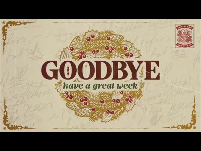 CHRISTMAS: VOLUME TEN - CLOSING MOTION